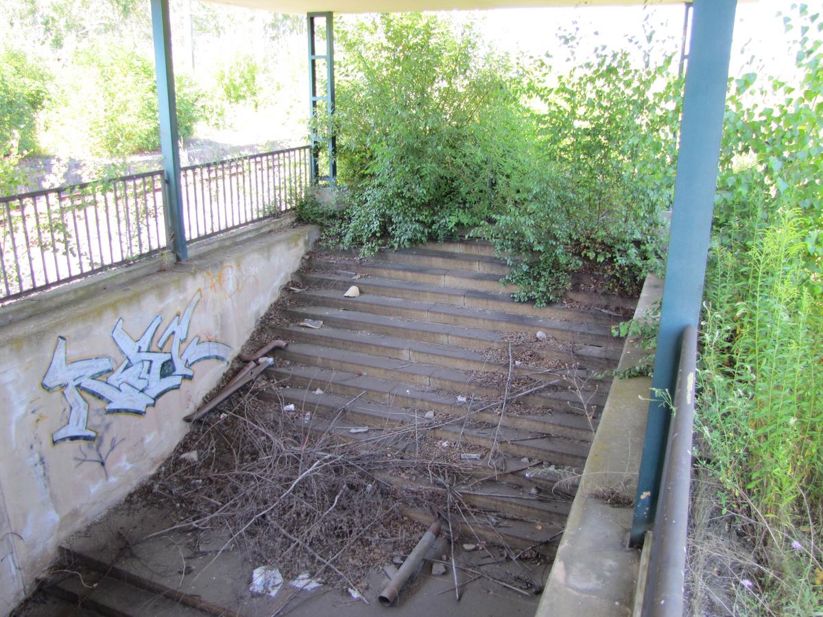 Treppenzugang Bahnsteig 4 und 5